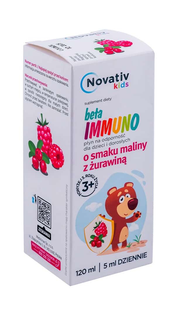 Novativ Kids Beta Immuno 120ml - Suplement Diety