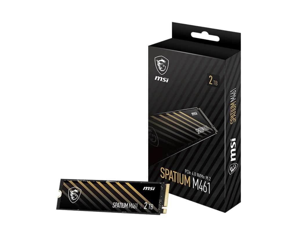 Dysk SSD MSI SPATIUM M461 2TB PCIe 4.0 NVMe