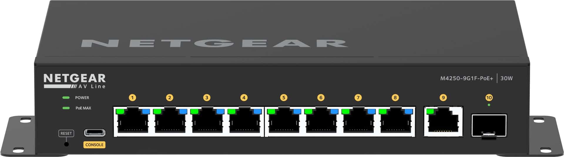Switch Netgear M4250-9G1F Zarządzany 10p PoE 110W