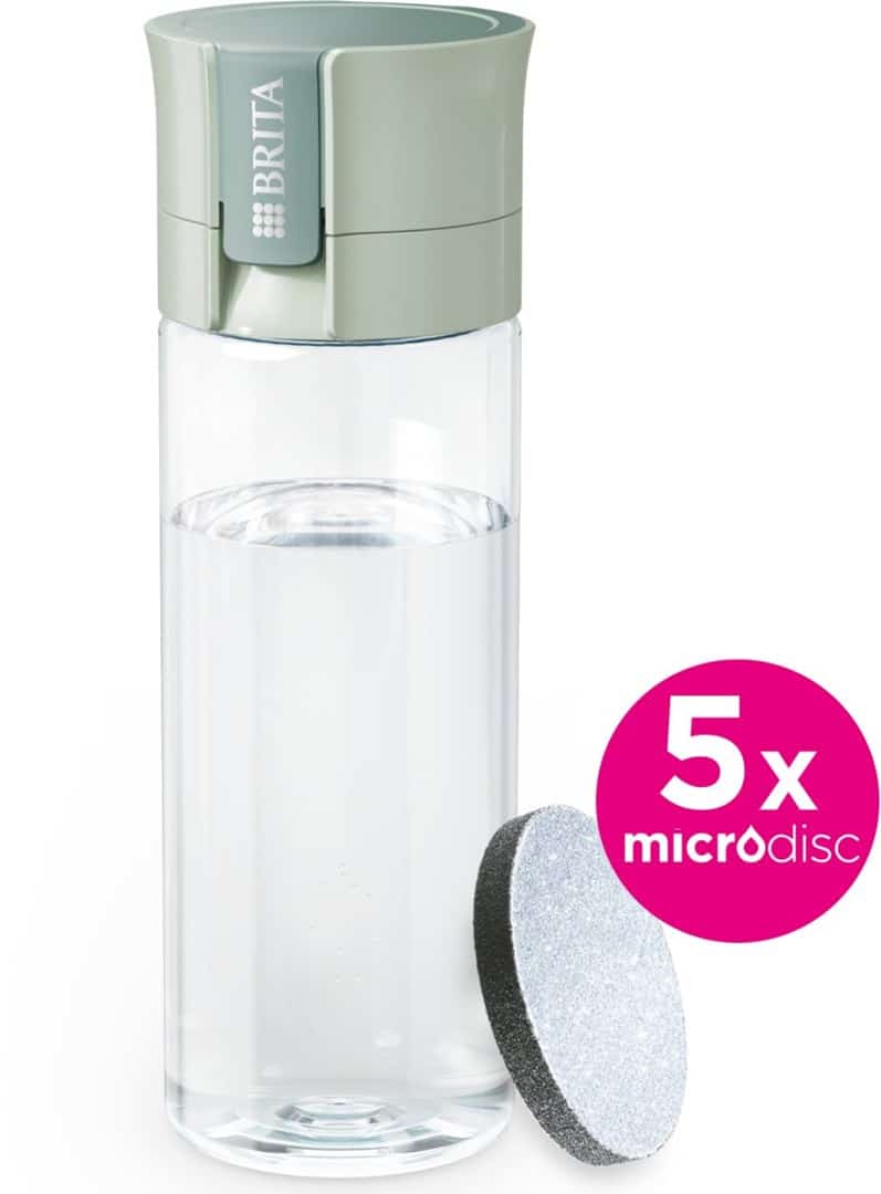 Butelka filtrująca Brita Vital + 5 filtrów MicroDisc (pastelowa zieleń)