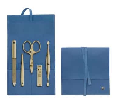 Zestaw do manicure ZWILLING 97716-008-0 Twinox – niebieskie etui, 5 elementów