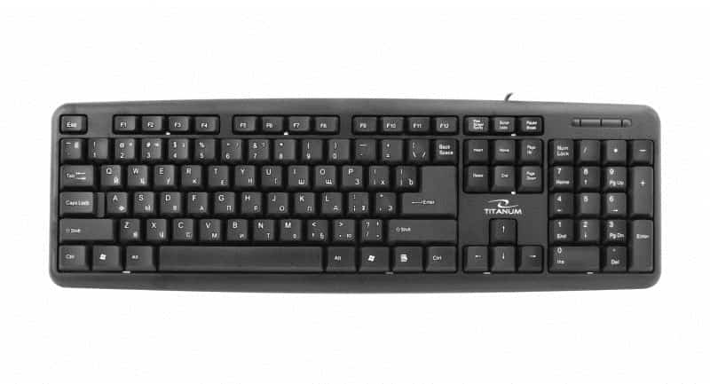 Klawiatura TITANUM TKR101 - Czarna, USB 2.0