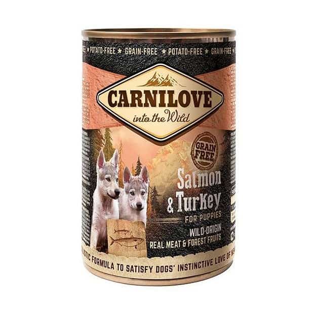CARNILOVE Into the Wild Salmon&Turkey for Puppies - mokra karma dla psa - 400 g