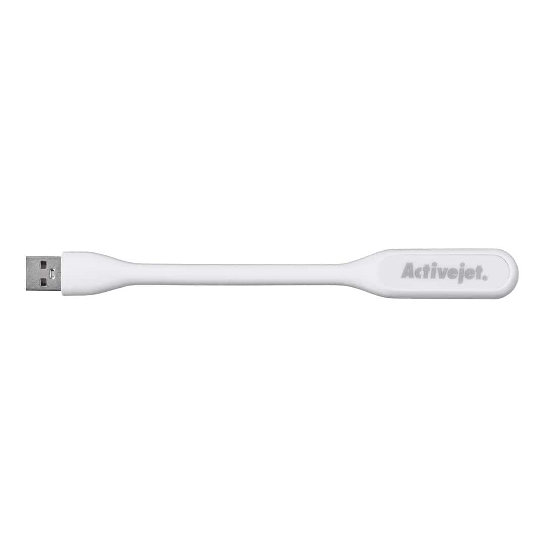 Activejet Lampka do komputera czytania USB 5V Biała