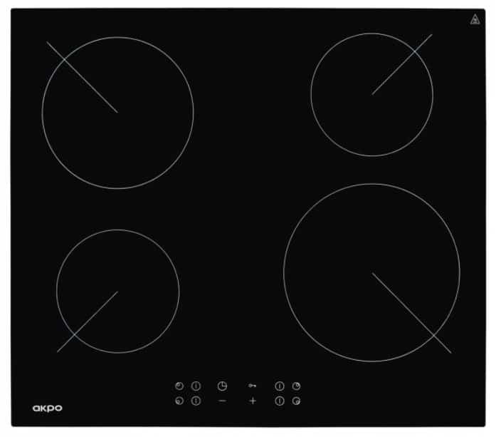 Płyta ceramiczna AKPO PKA 58 008/2 czarna