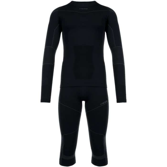 Komplet bielizny termoaktywnej męskiej VIKING Gary Bamboo 3/4 Set rozmiar L, czarny