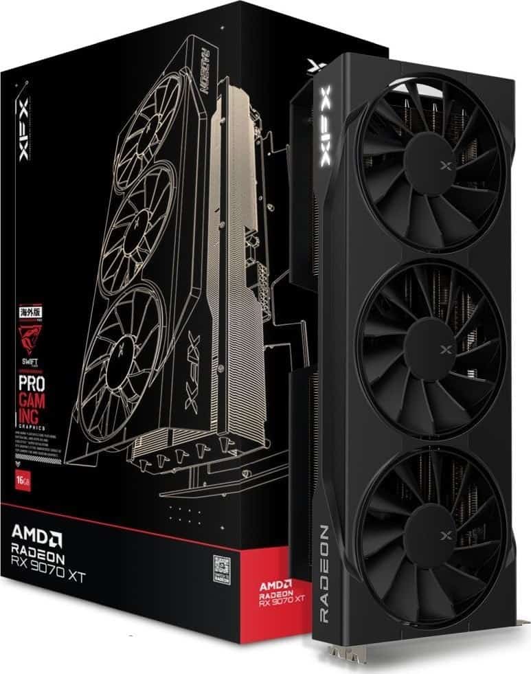 Karta graf. XFX Swift RX 9070XT 3-FAN Gaming 16G
