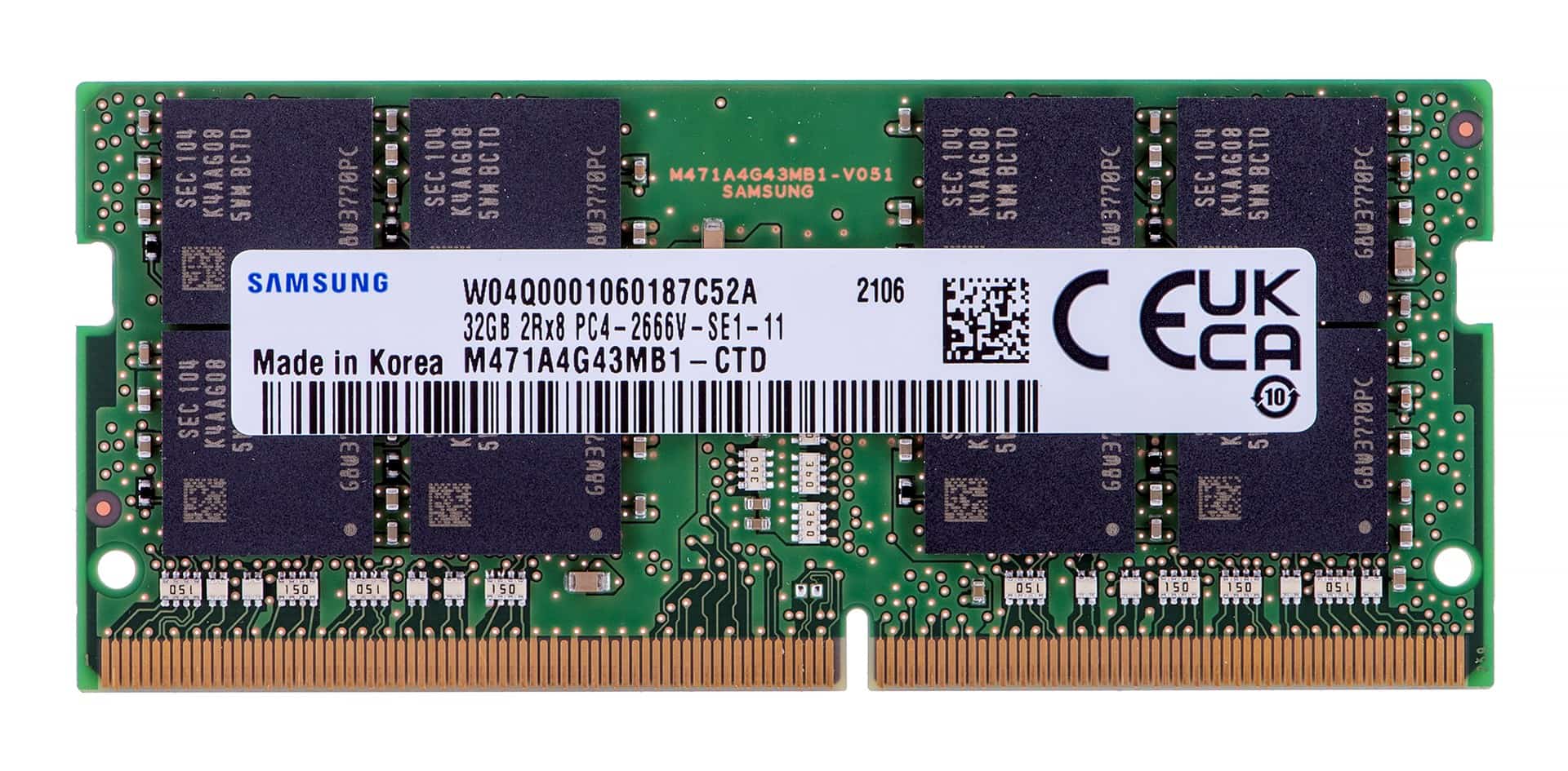Samsung SO-DIMM 32GB DDR4 2666MHz
