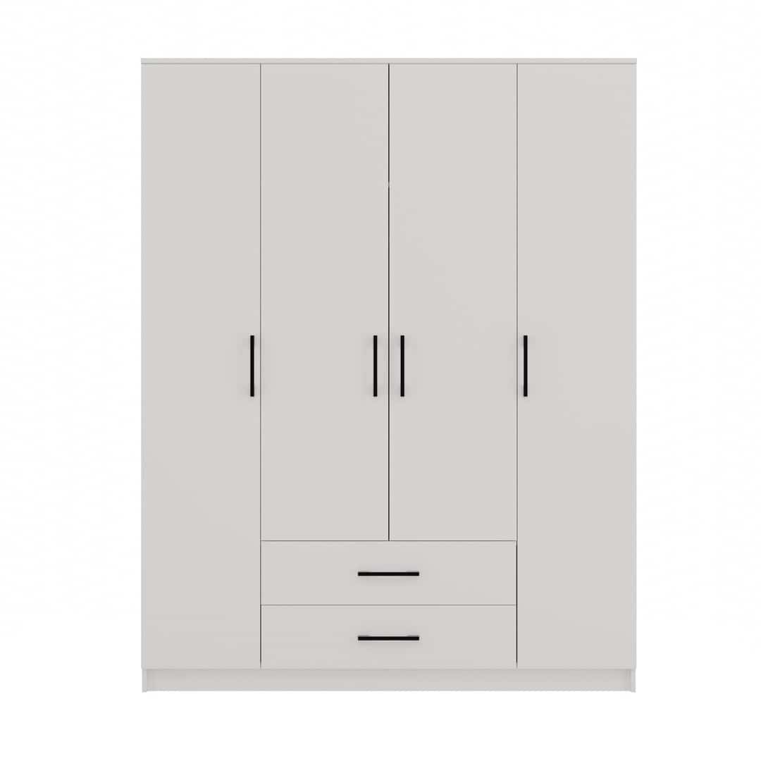 SZAFA ROMANA 160X205 BIAŁA BEZ LUSTRA