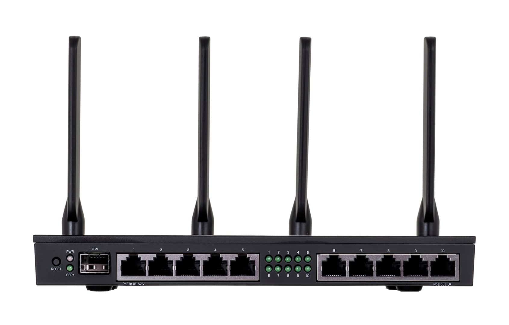 Router WiFi 5 Mikrotik RB4011iGS+5HacQ2HnD-IN 2,4GHz(2x2)/5GHz(4x4) 11p