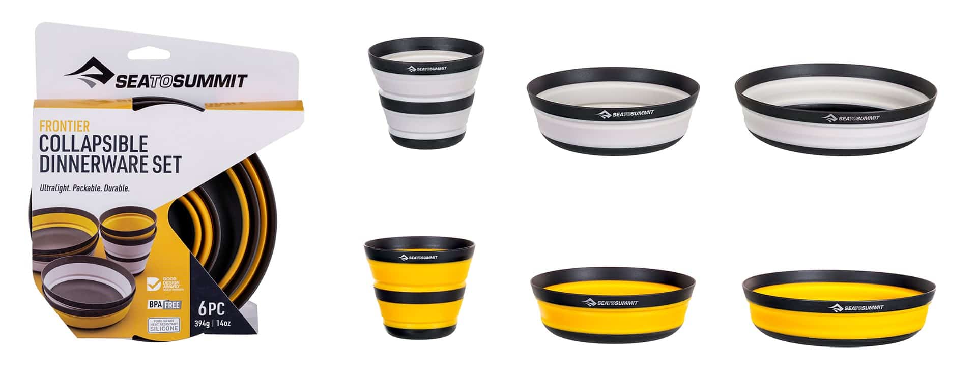 Zestaw naczyń SEA TO SUMMIT Frontier UL 2P 6 Piece (WYPRZEDAŻ)