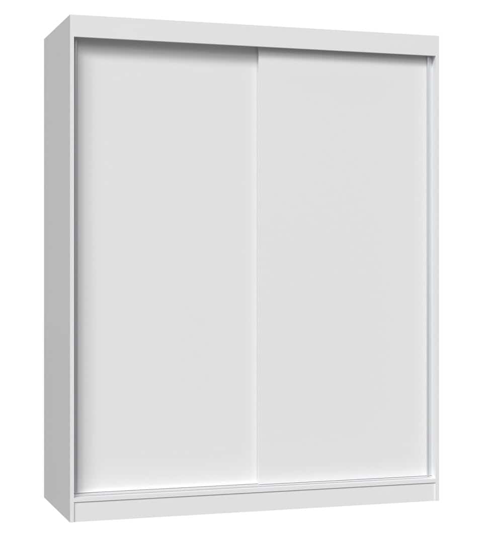 Szafa IGA 160x61xH200 biel z drzwiami przesuw.