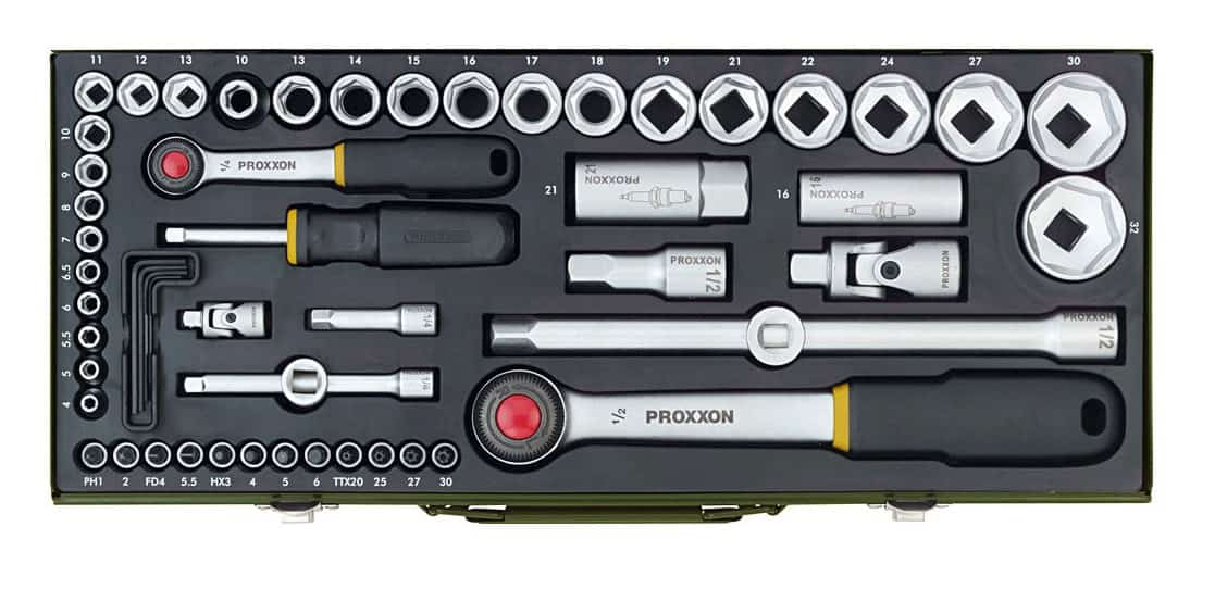 SOCKET SET 23040 - Zestaw gniazd 56 sztuk