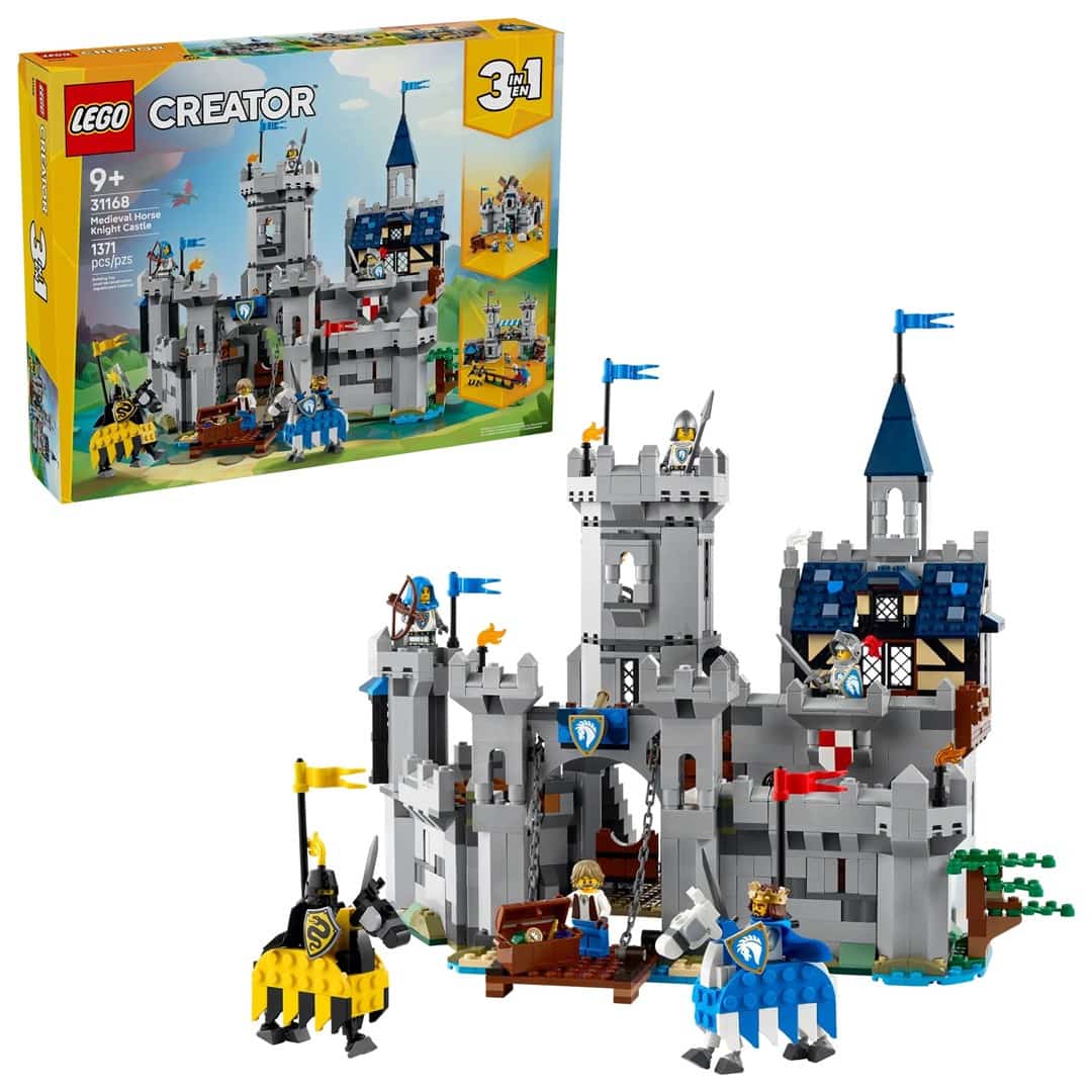 LEGO Creator 3w1 - Średniowieczny zamek rycerzy konnych