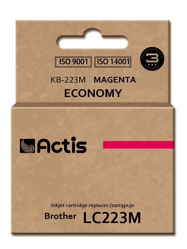 Actis KB-223M Tusz, Zamiennik Brother LC223M, 10ml, Czerwony