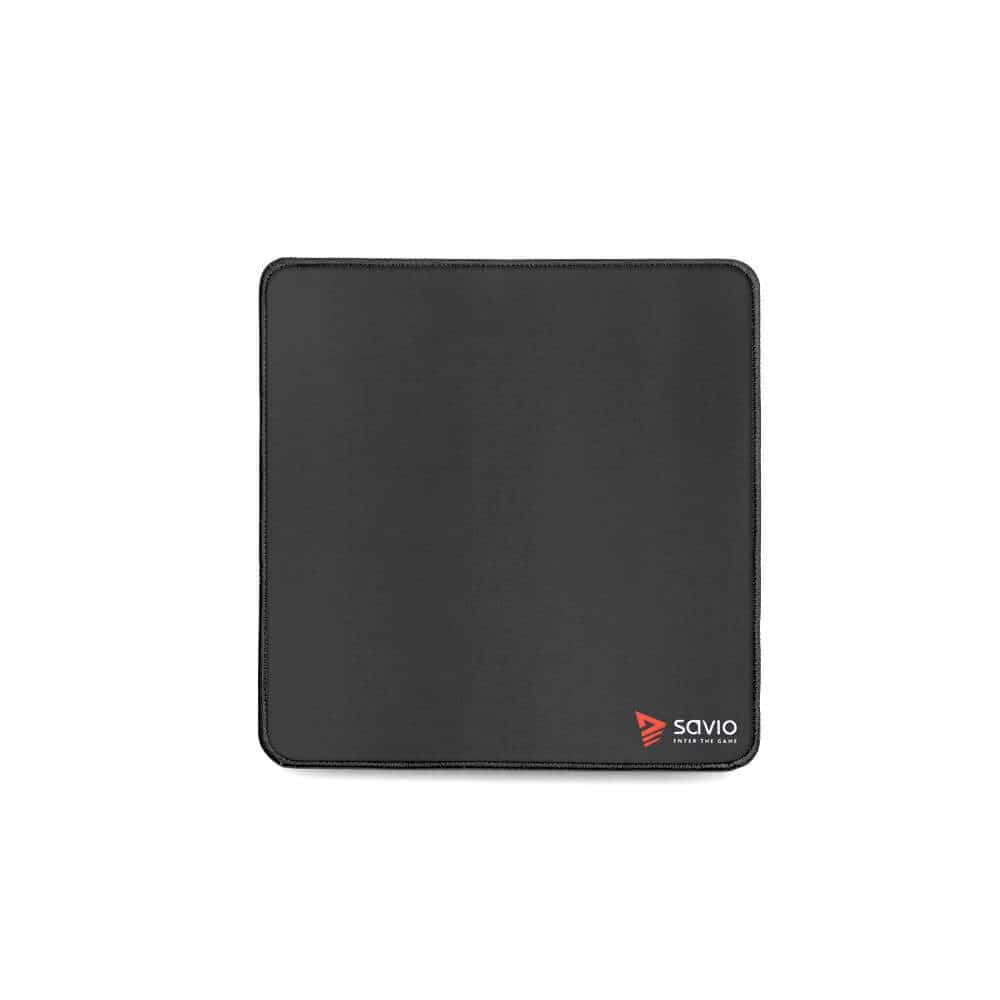 SAVIO GAMING MOUSE PAD 250x250x2mm, Black Edition