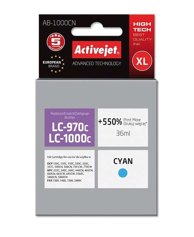 Activejet AB-1000CN Tusz Zamiennik dla Brother