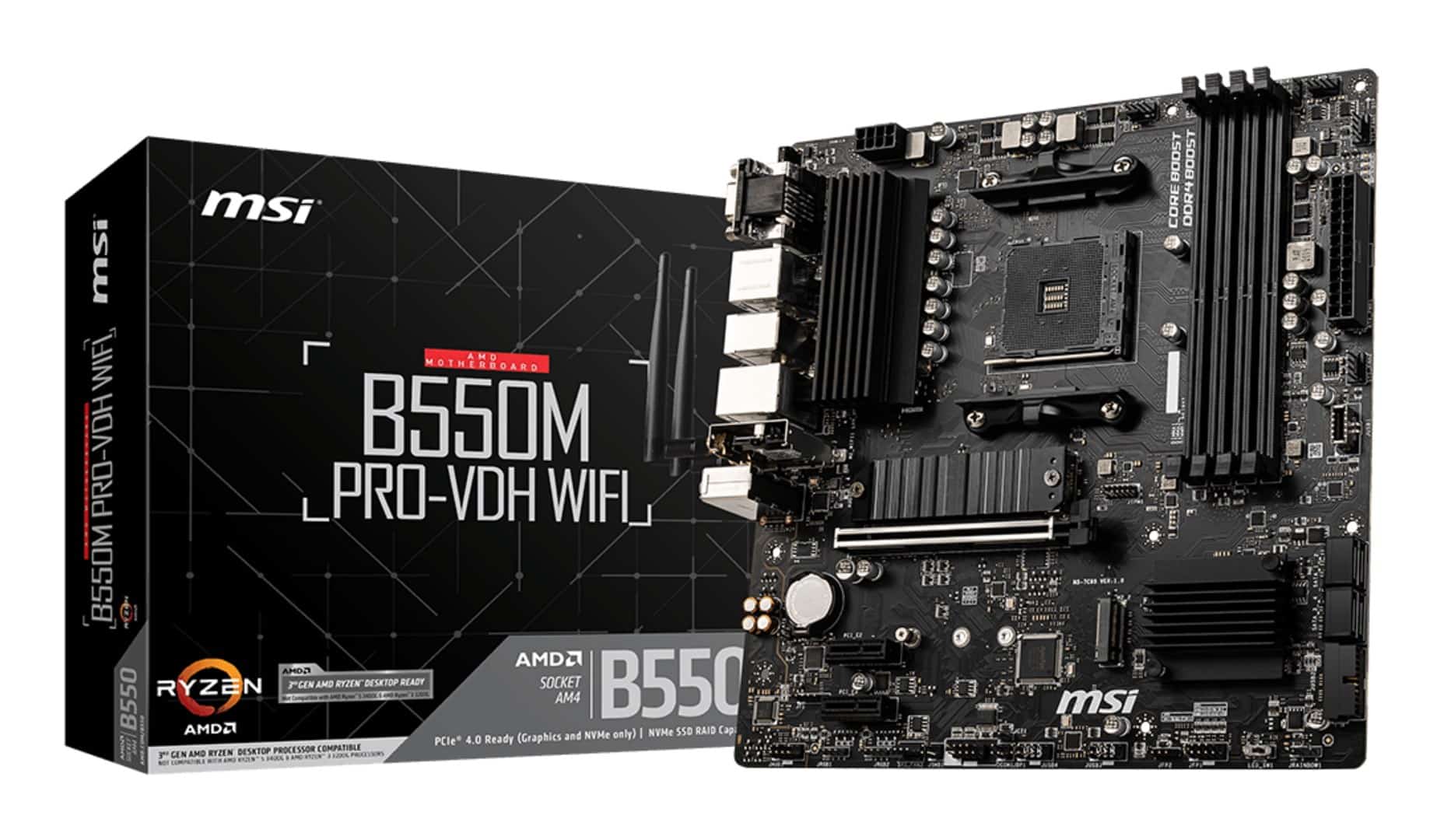 Płyta główna MSI B550M PRO-VDH WIFI Socket AM4