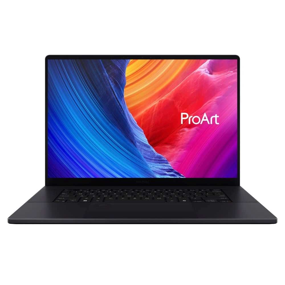 ASUS ProArt P16 H7606WX-SE011X Ryzen AI 9 HX 370 16.0" 4K Touch 120Hz Anti-reflection 64GB LPDDR5X 2xSSD2TB GeForce RTX 5090 24GB Cam FHD WiFi+BT 90WHrs W11Pro Nano Black