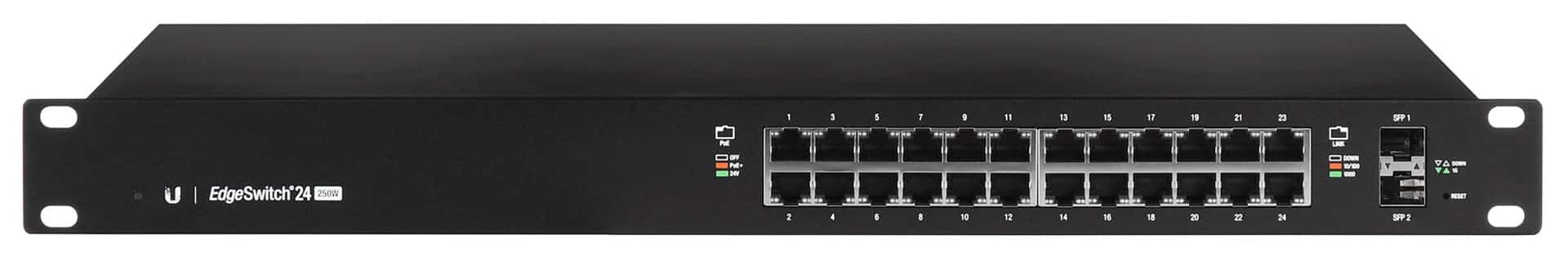 Switch Ubiquiti EdgeSwitch 24 PoE 26p 220W Managed