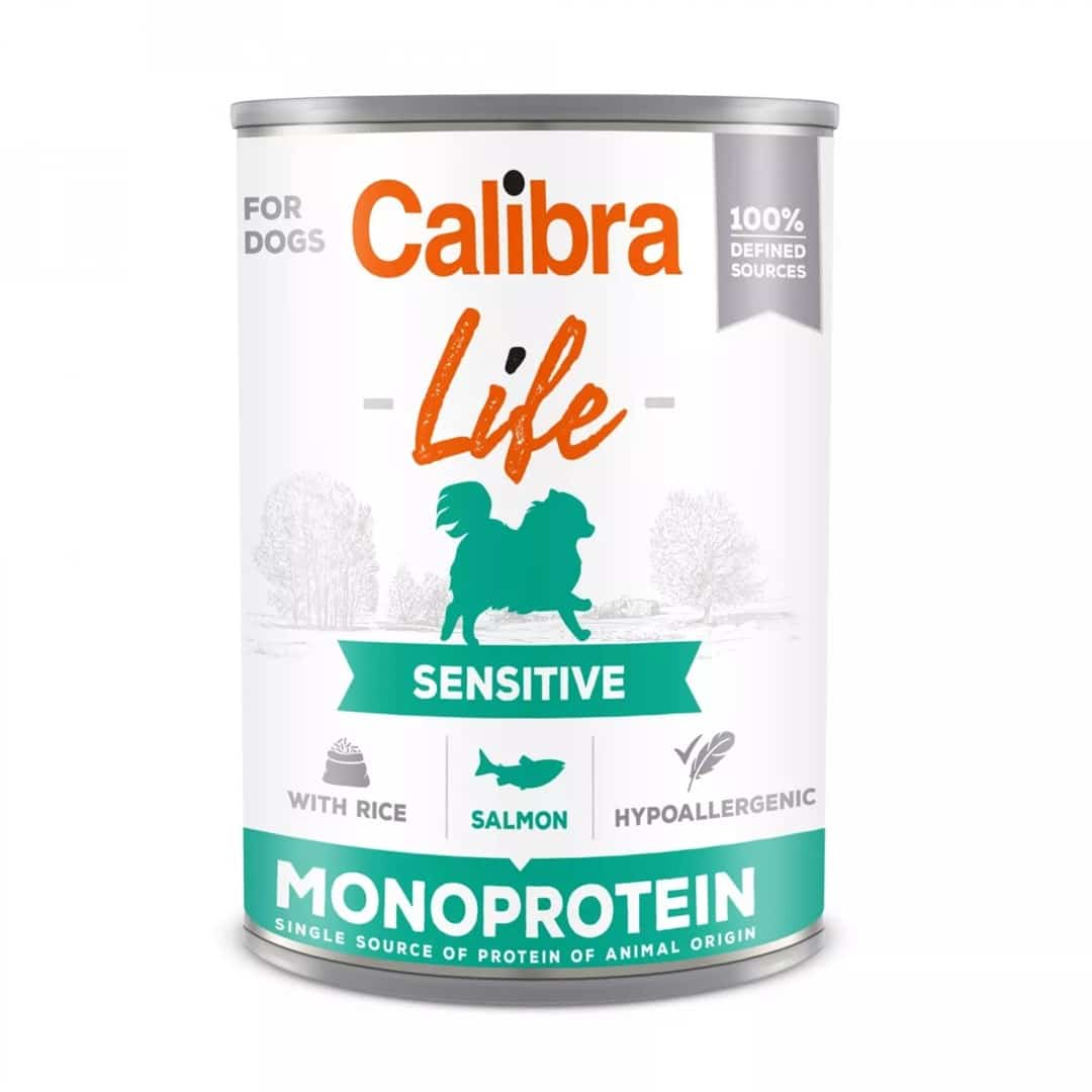 Calibra Life Dog Monoprotein Salmon - mokra karma dla psa - 400 g