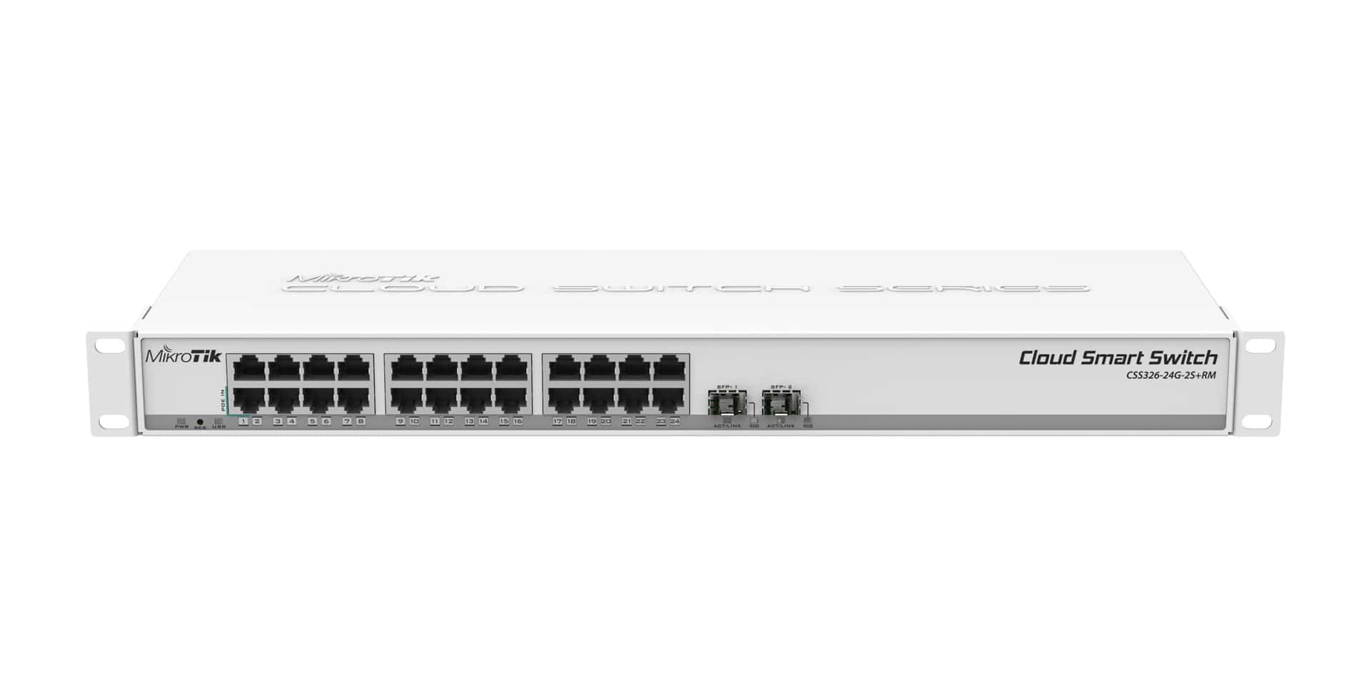 Switch Mikrotik CSS326-24G-2S+RM 26 Portowy