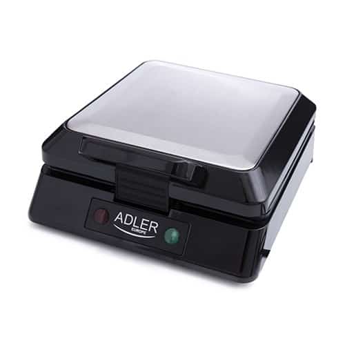 Gofrownica Adler AD 3036 (1500W; kolor srebrny)