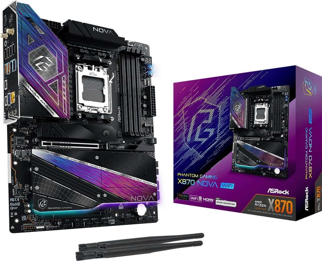 Płyta główna ASRock X870 NOVA WIFI Socket AM5