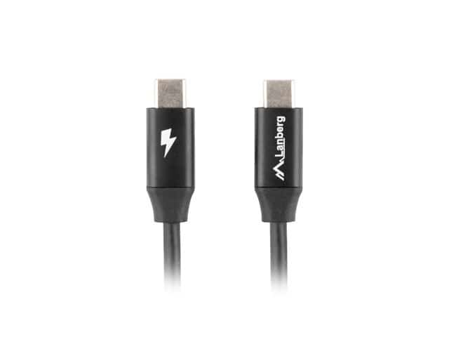 LANBERG KABEL USB-C 2.0 1M CZARNY