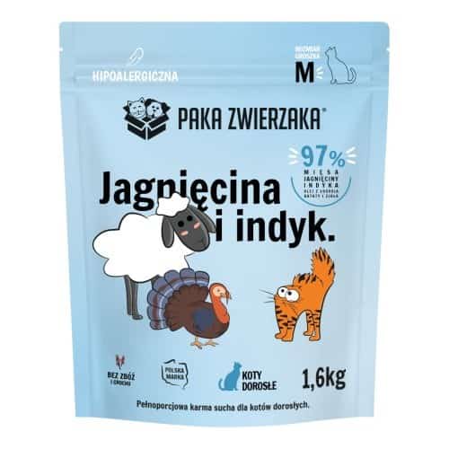 Paka Zwierzaka Jagnięcina z indykiem 1,6kg