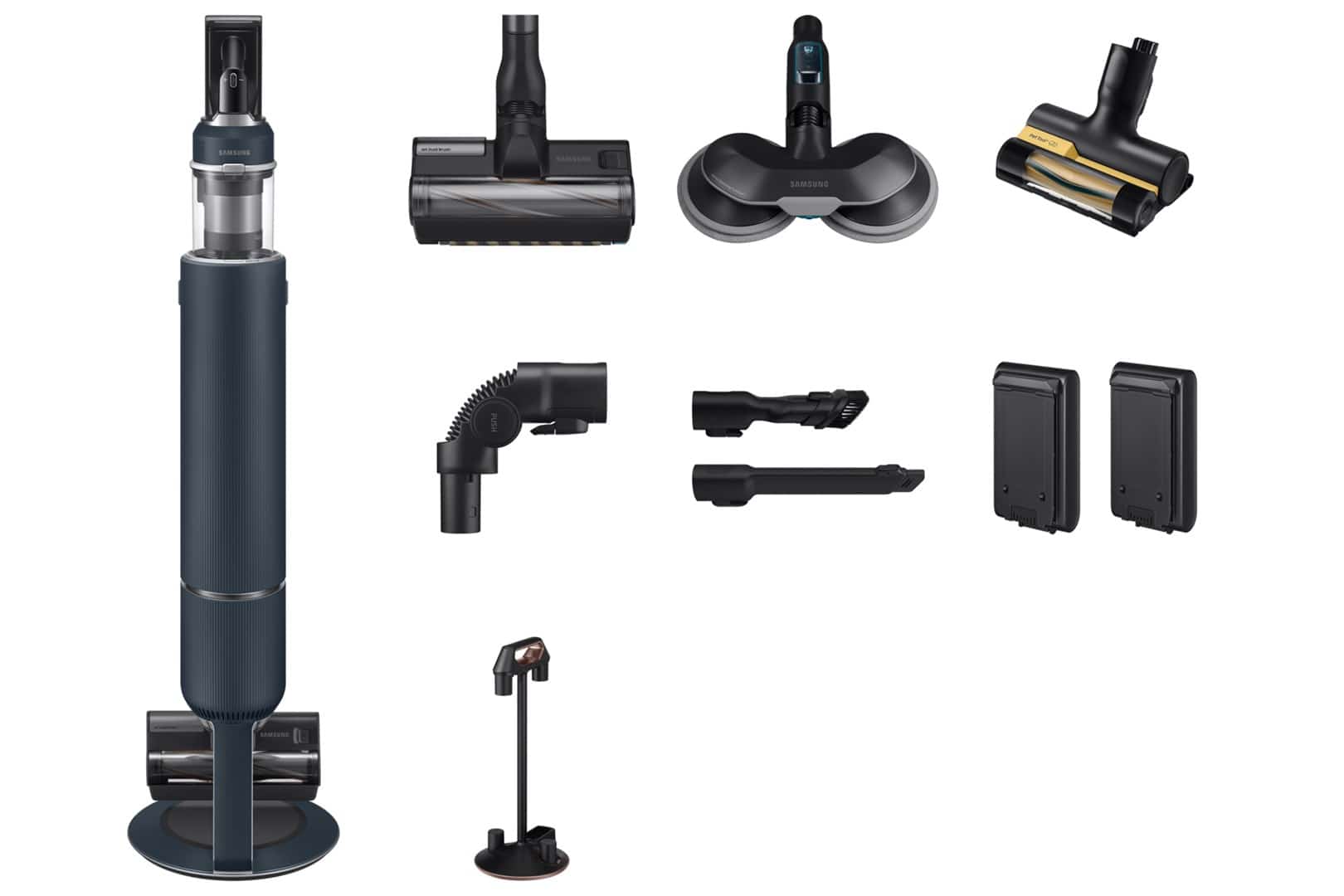 Bezprzewodowy odkurzacz pionowy Samsung Bespoke Jet Plus Pro Extra VS20B95973B/WA (WYPRZEDAŻ)