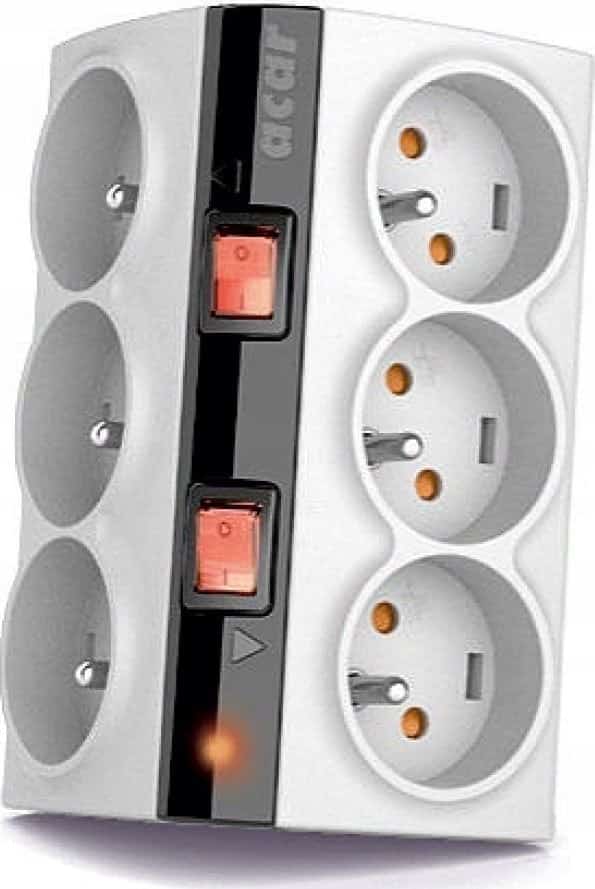 Listwa przeciwprzepięciowa HSK DATA ALP-ACARsmart---13 (6 x UTE; 10 A; 3m; kolor szary)