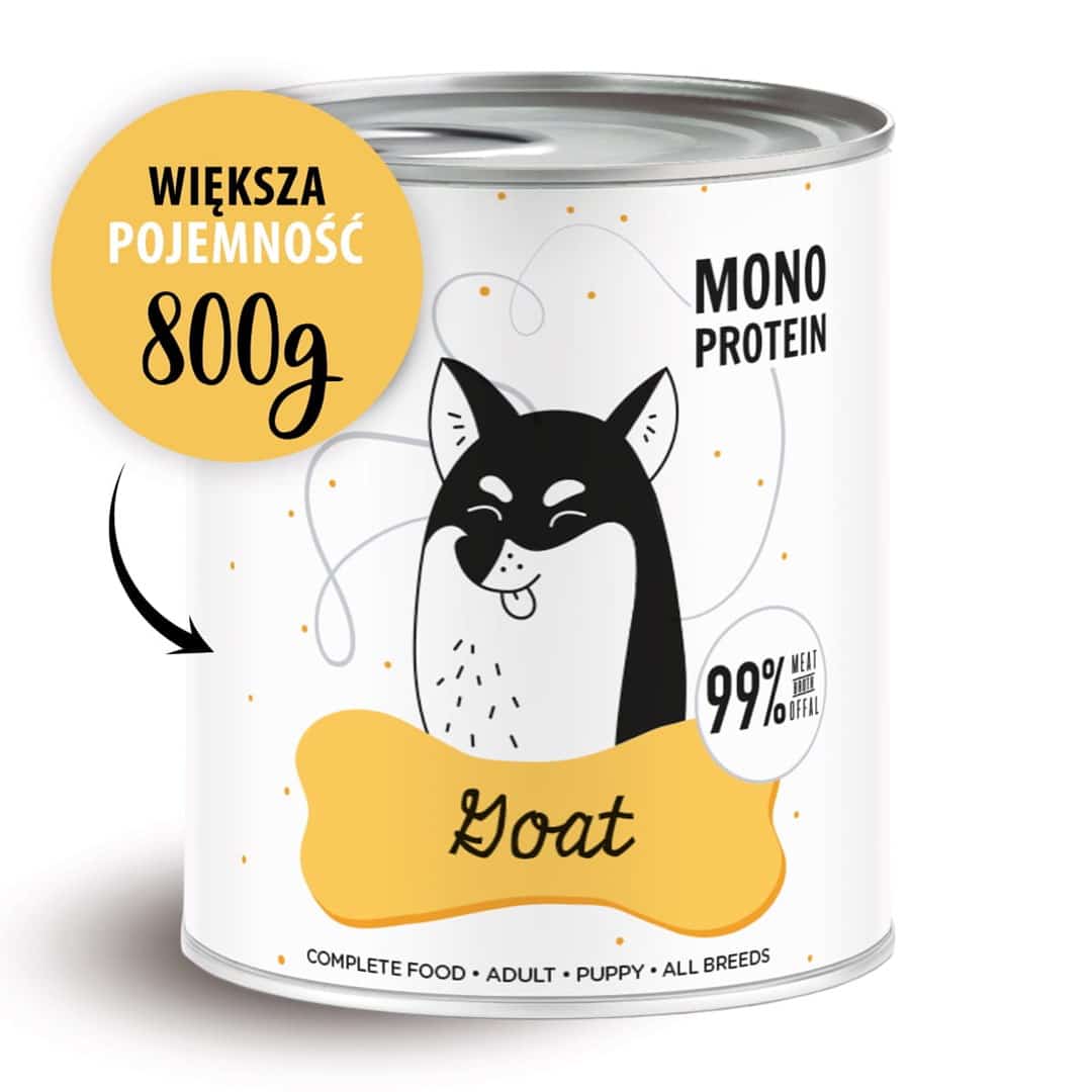 Paka Zwierzaka Pepe Goat 99% koza 800g