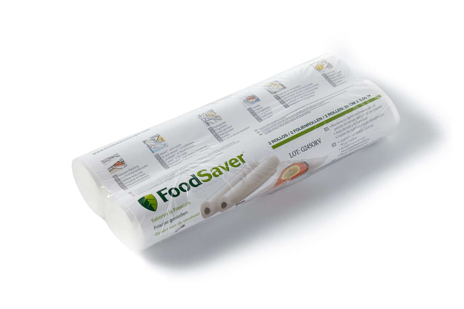 Worki do próżniowego pakowania żywności FoodSaver FSR2802-I (2 rolki; 28 cm x 5,5m)