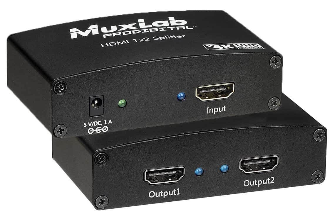 MUXLAB SPLITTER HDMI 1X2, UHD-4K