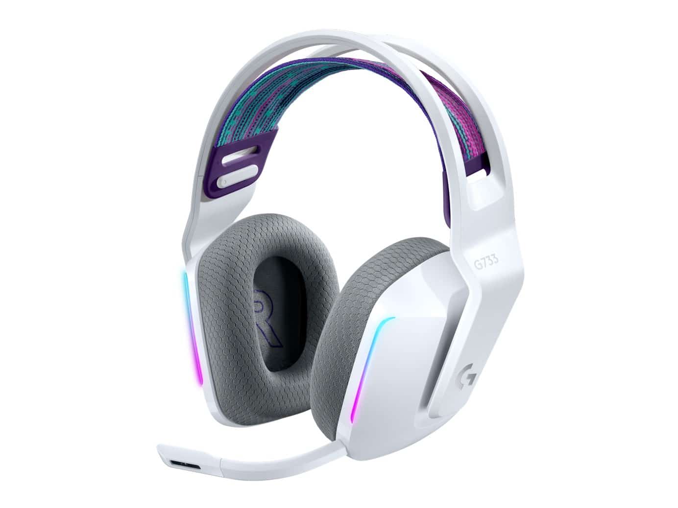 Słuchawki Logitech G733 Lightspeed Białe
