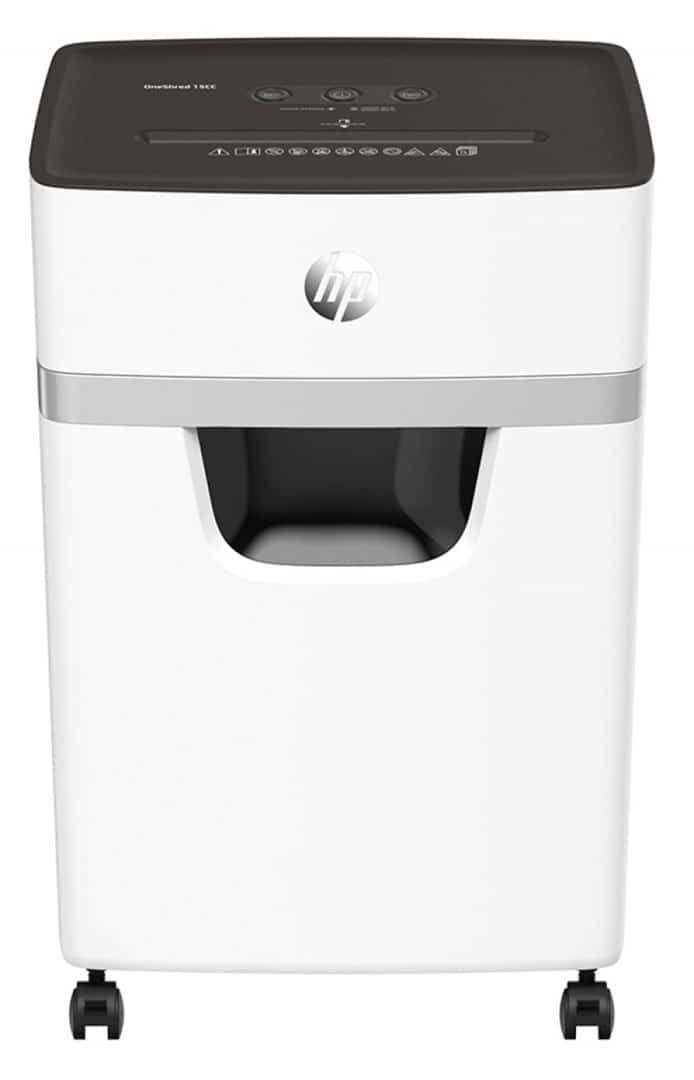 HP Niszczarka ONESHRED 15CC, 20L jasnoszara