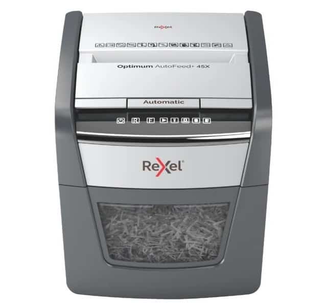 REXEL OPTIMUM AUTOFEED+ 45X AUTOMATIC SHREDDER
