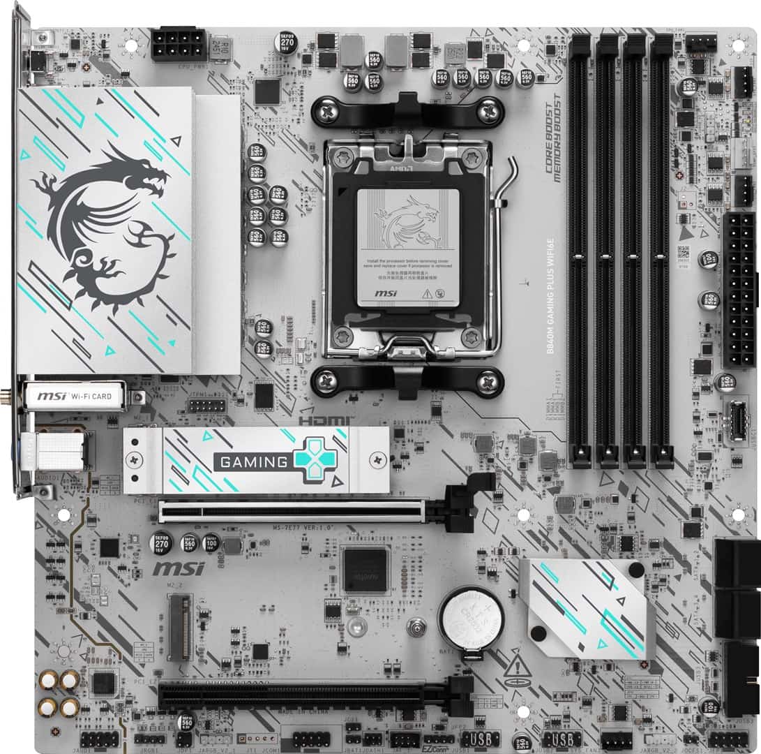 Płyta główna MSI B840M GAMING PLUS WIFI6E Socket AM5