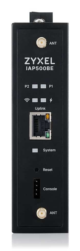 Access Point Wi-Fi 7 Zyxel IAP500BE-EU0101F BE5000, Dual Radio 2x2 MU-MIMO, PoE+ (802.3at), Industrial AP, montaż DIN Rail , Standalone/Nebula Cloud Managed