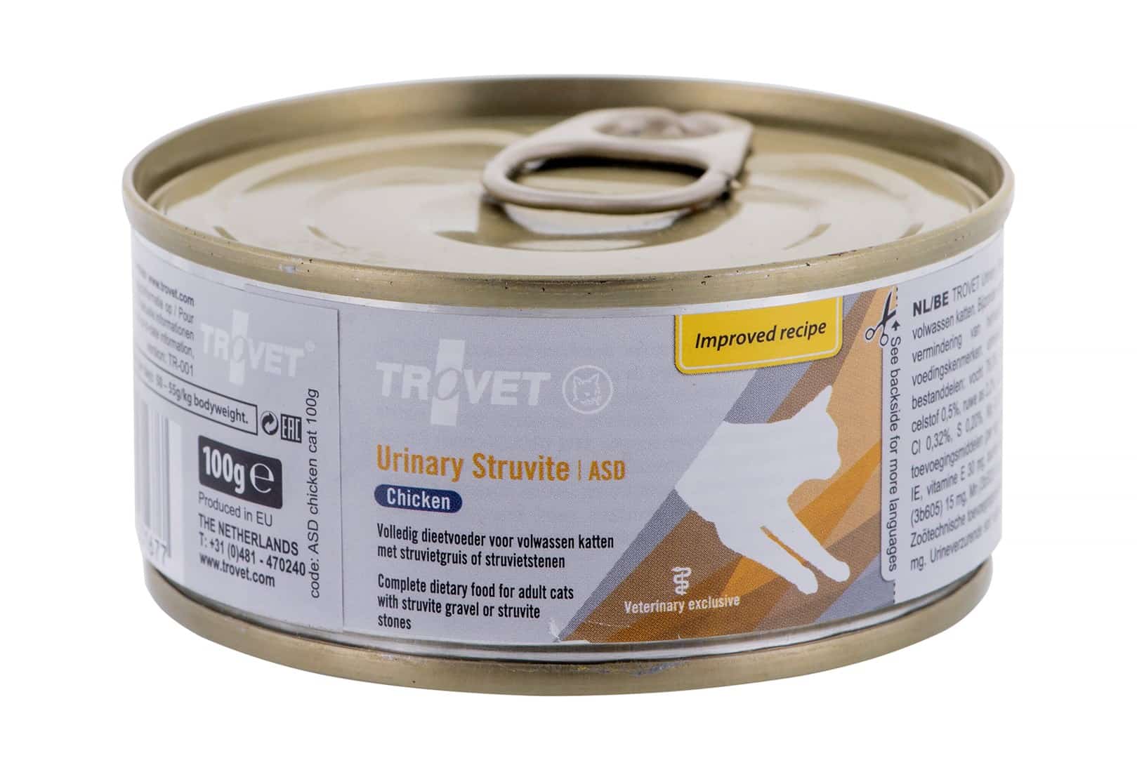 TROVET ASD Urinary Struvite z kurczakiem - mokra karma dla kota - 100 g