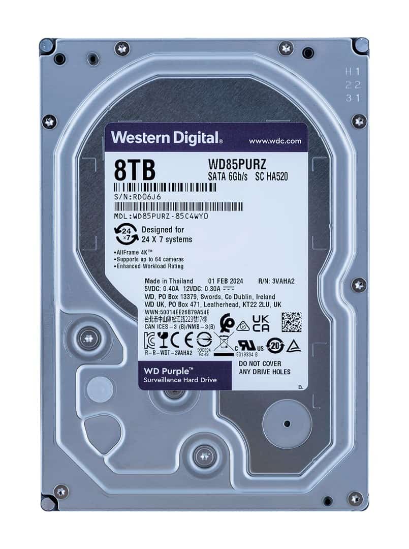 Dysk HDD WD Purple WD85PURZ 8 TB 3.5"