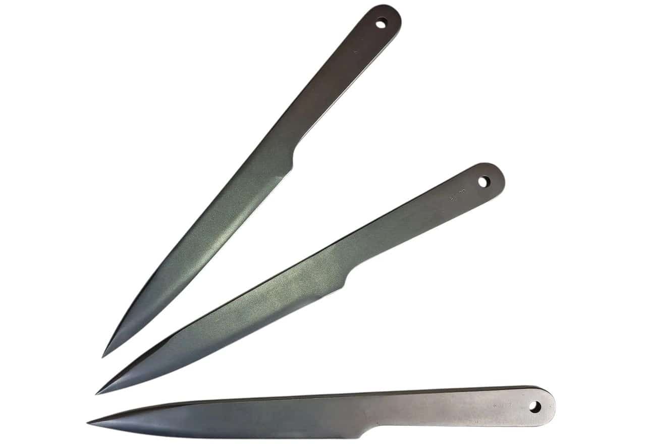 Noże do rzucania KAL22-SR 3szt silver