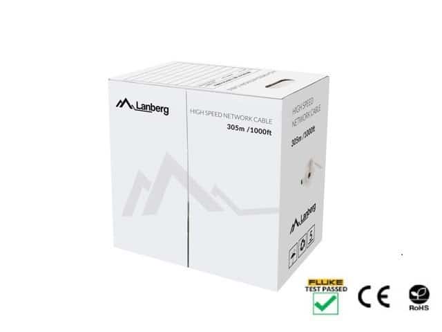 Kabel sieciowy Lanberg LCU5-12CU-0305-S, 305m, Cat 5e