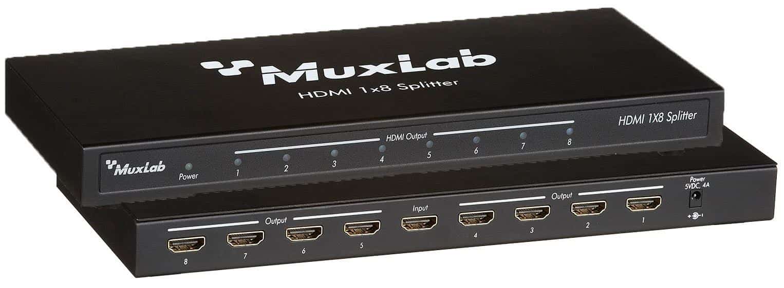 MUXLAB SPLITTER HDMI 1X8, UHD-4K