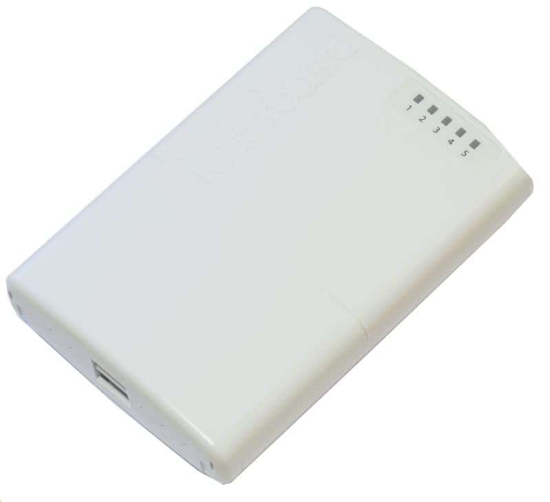 Router Mikrotik PowerBox (RB750P-PBr2) Total Ethernet  Ports:5; Architecture:MIPSBE; CPU core:1