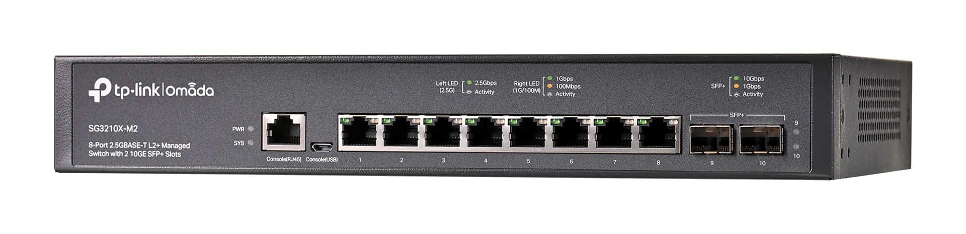 Switch TP-LINK SG3210X-M2 1U Czarny