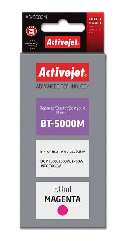Activejet AB-5000M Buteleczka Tuszu 50ml Czerwony