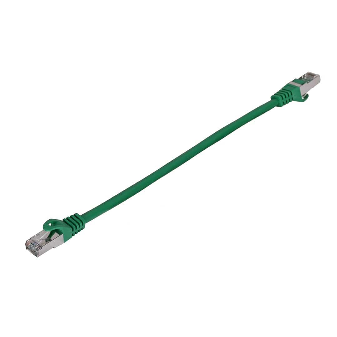 PATCHCORD KAT.6 FTP 0.25M ZIELONY FLUKE 10-PACK