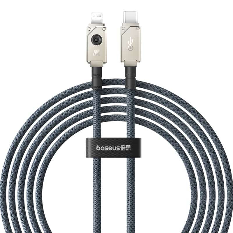 Kabel Baseus Unbreakable USB C-Lightning 20W 2m (biały)